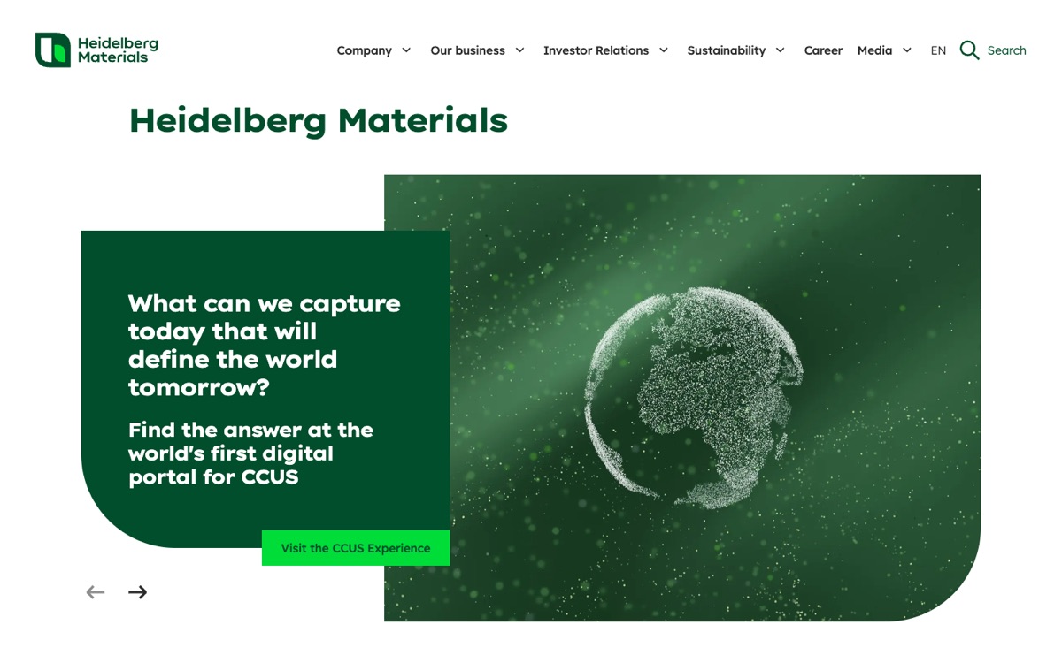 Heidelberg Materials website