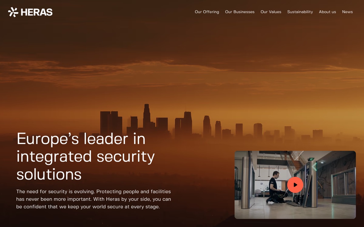 Heras website